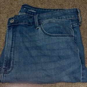 Old Navy Blue High-Rise straight Jeans